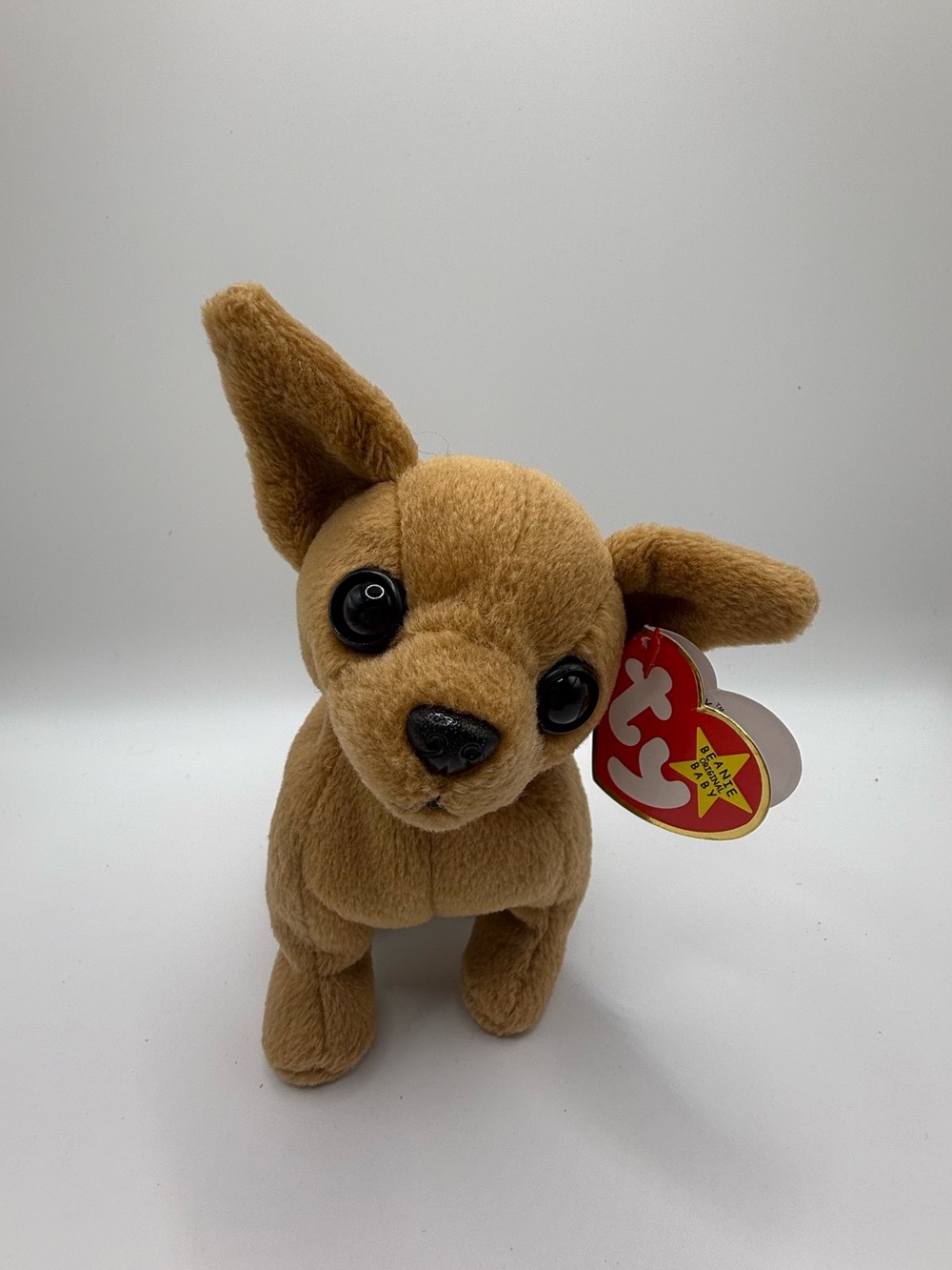 Ty Beanie Baby Tiny The Chihuahua Dog Plush Vintage Stuffed Animal
